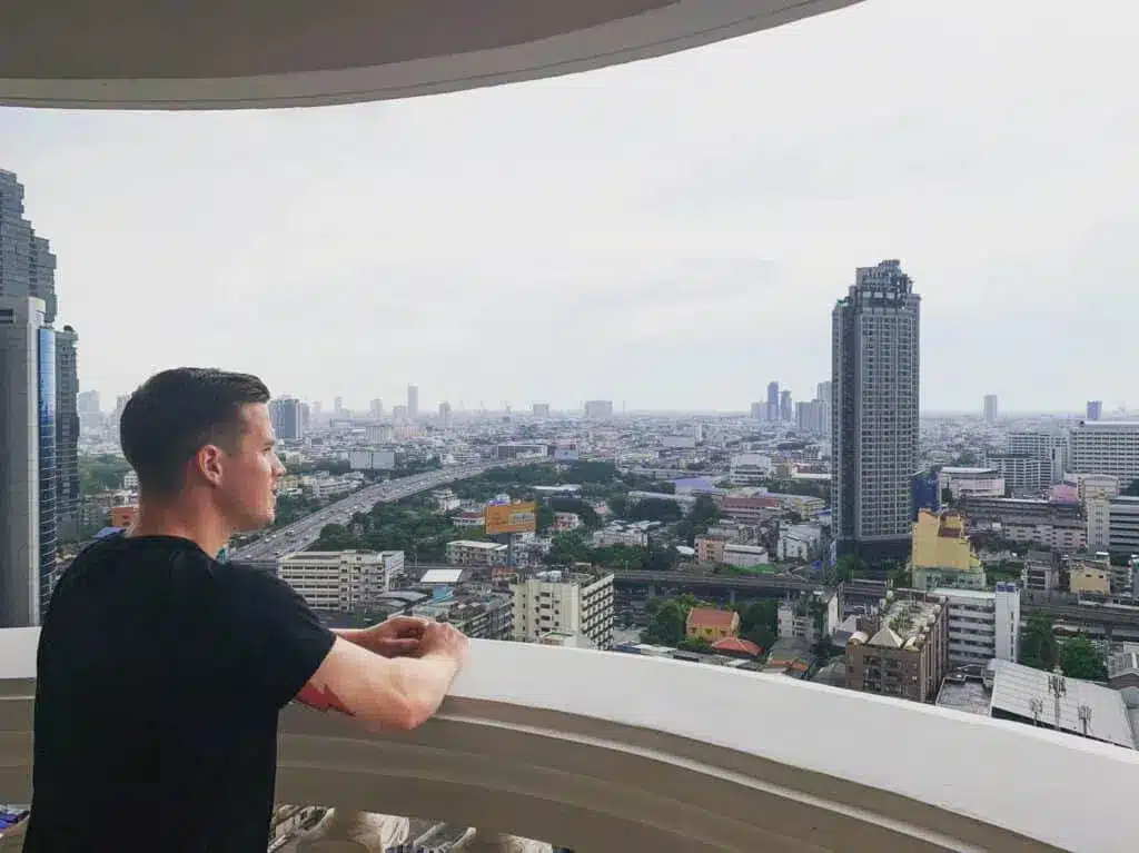 Kris in Bangkok at Lebua