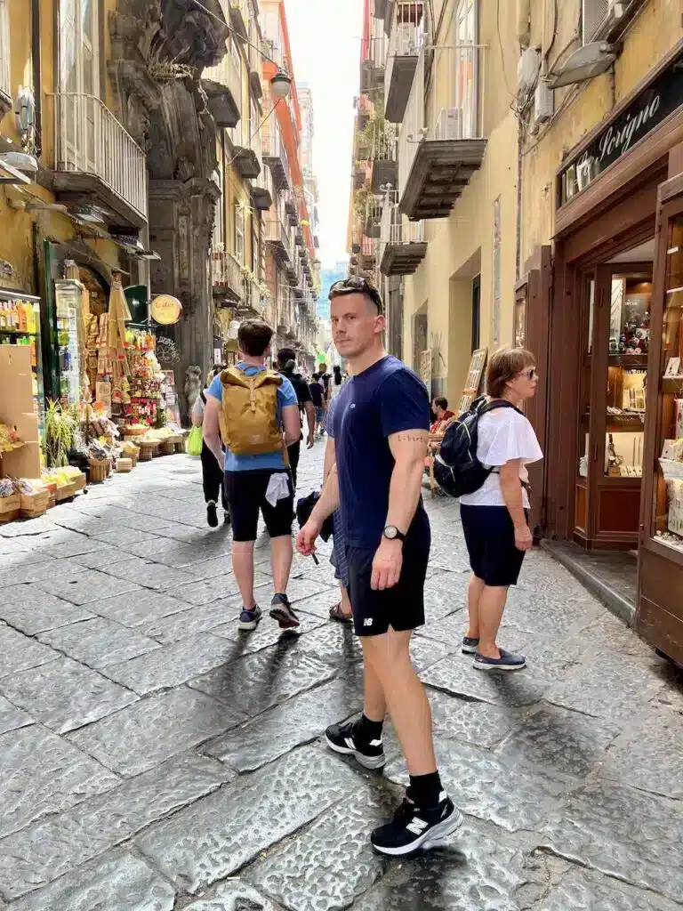 Kristoffer Fons in Neapel