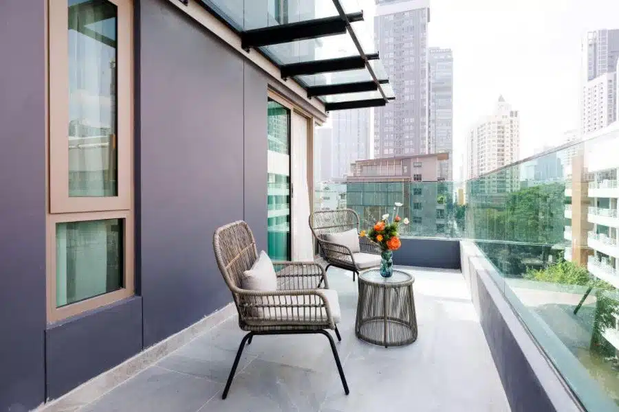 Pure Eleven Hotel Bangkok Terrasse