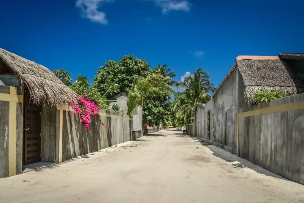 Lokales Gebiet des Baa-Atolls
