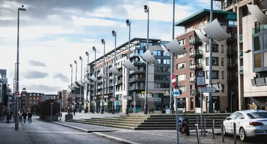 Smithfield in Dublin, das beste Viertel für Hipster.
