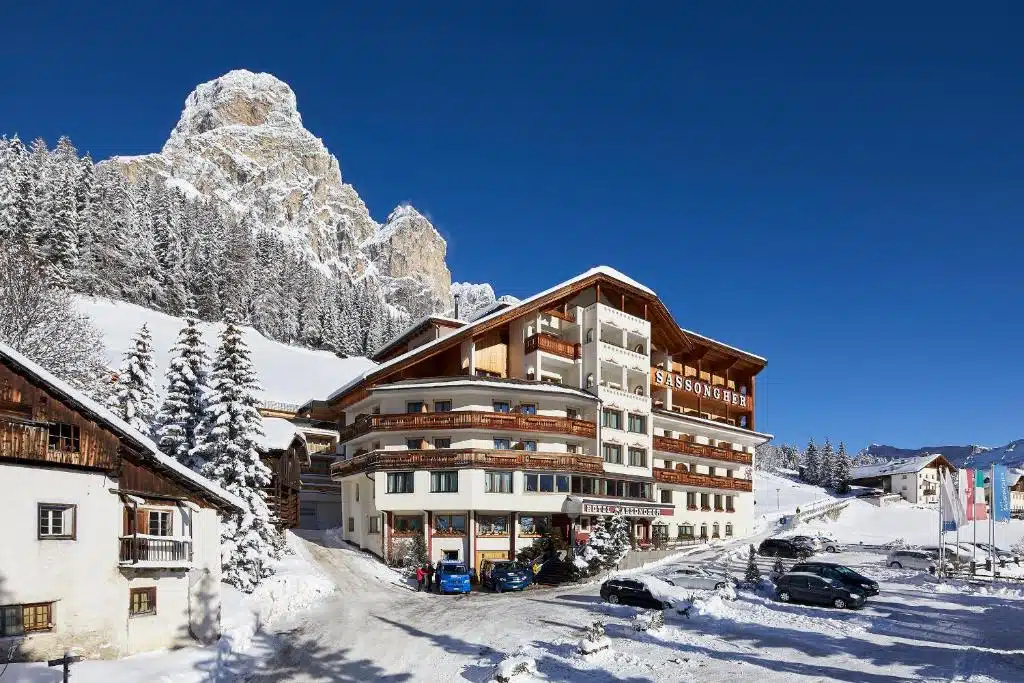 Hotel Sassongher in Corvara, Alta Badia