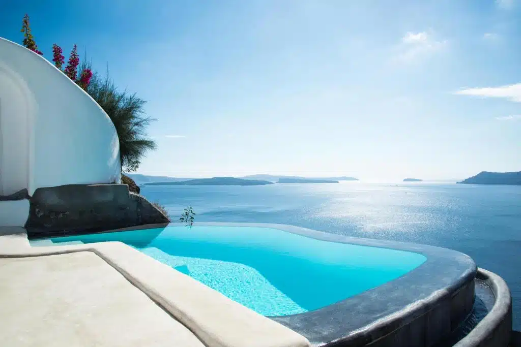 Perivolas Hotel Santorini, Luxushotel mit privatem Pool