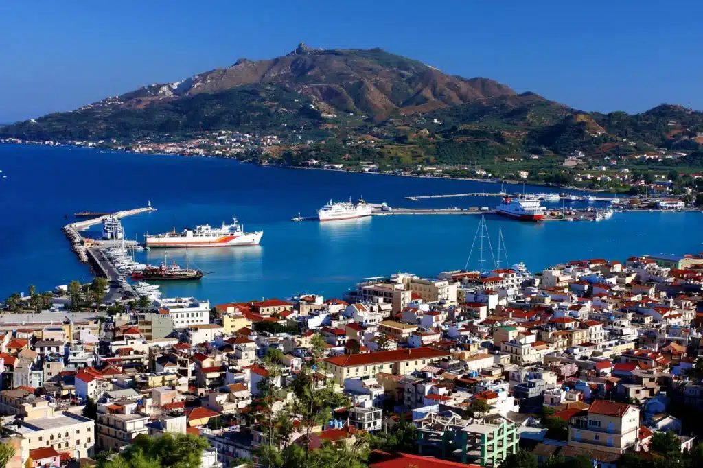 Zakynthos stadt Hafen