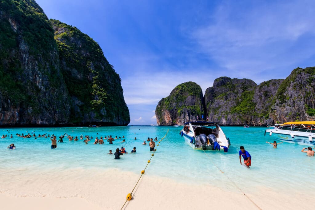 Archivaufnahme der Maya Bay