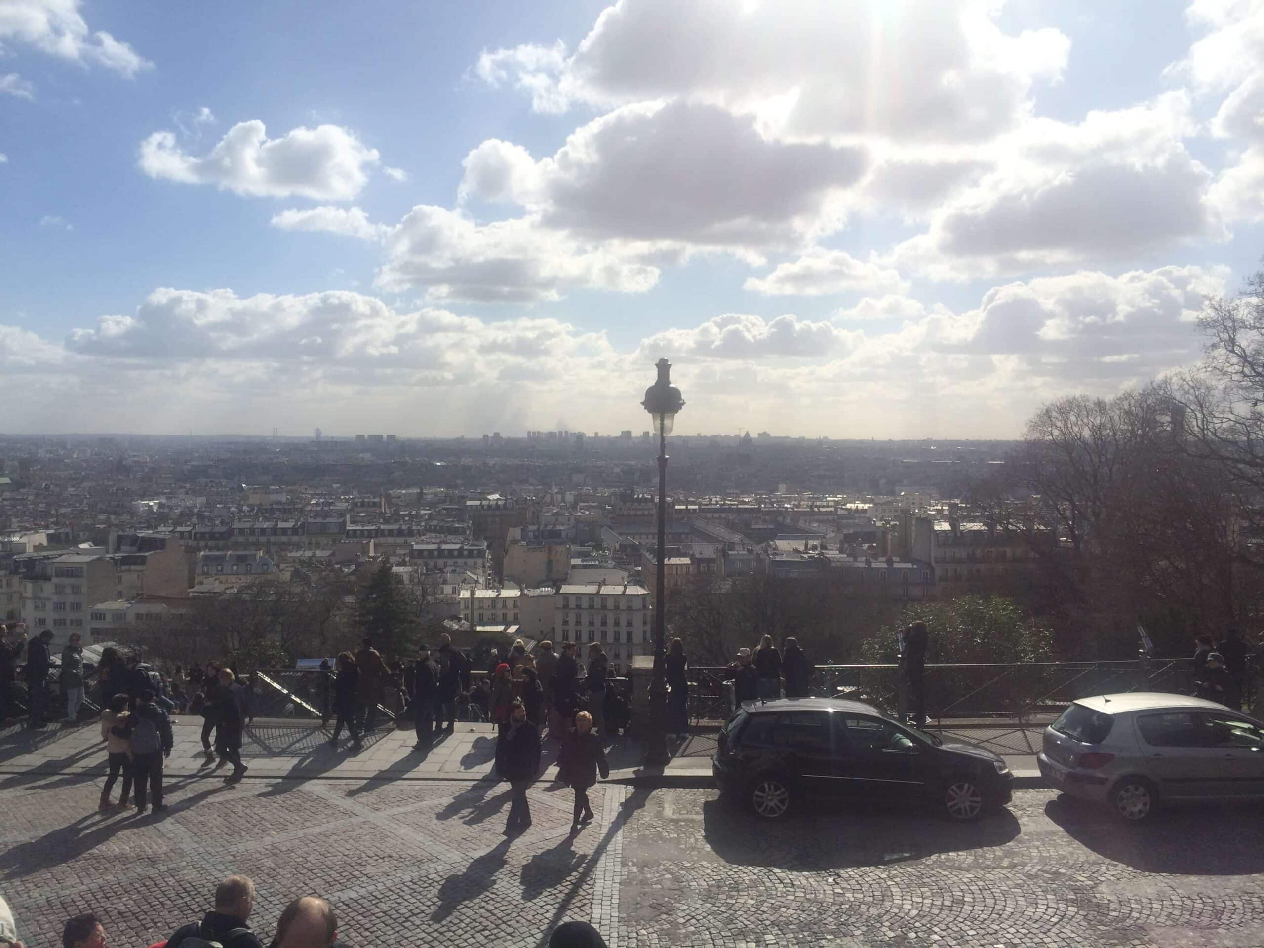 Aussicht von Sacré-Cœur Aussicht von Sacré-Cœur über Paris