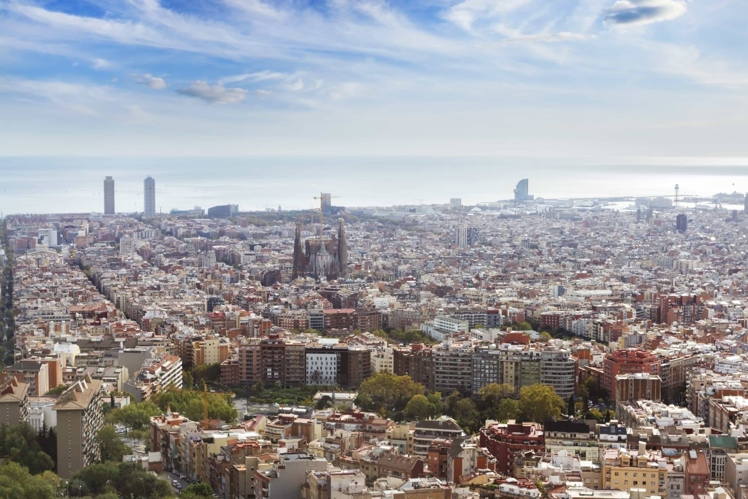 Panoramablick über Barcelona