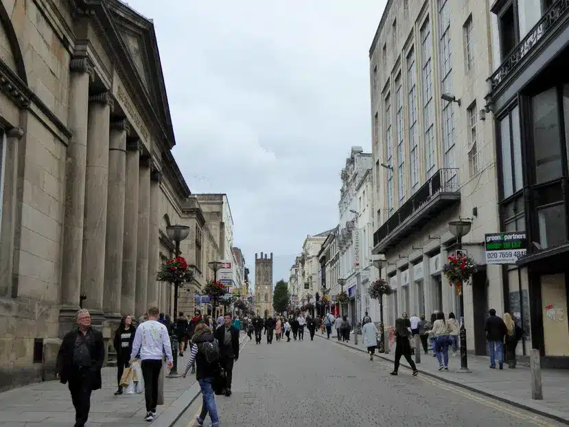 Bold Street in Liverpool