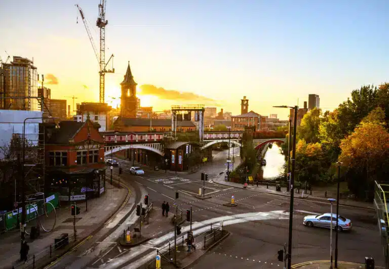 Deansgate und Castlefield in Manchester