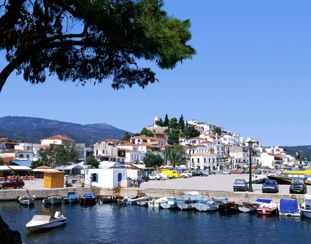 Der Hafen von Skiathos-Stadt