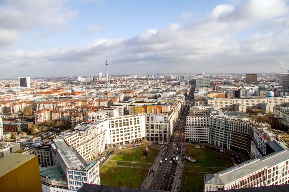 Panoramapunkt Berlin Aussicht vom Panoramapunkt am Potsdamer Platz