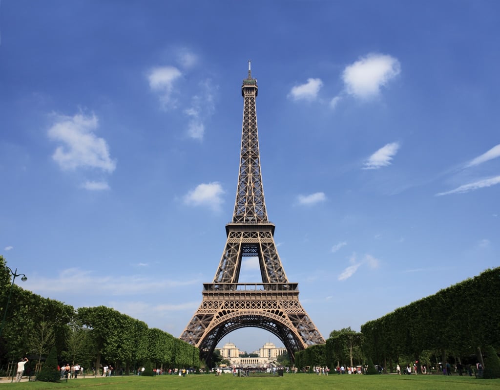 Blick über Paris mit Eiffelturm