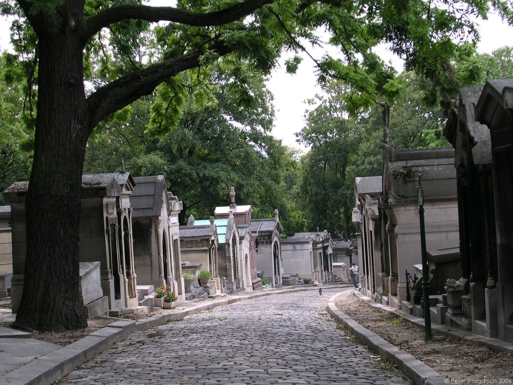 Père-Lachaise Paris Historische Grabstätten auf dem Friedhof Père-Lachaise