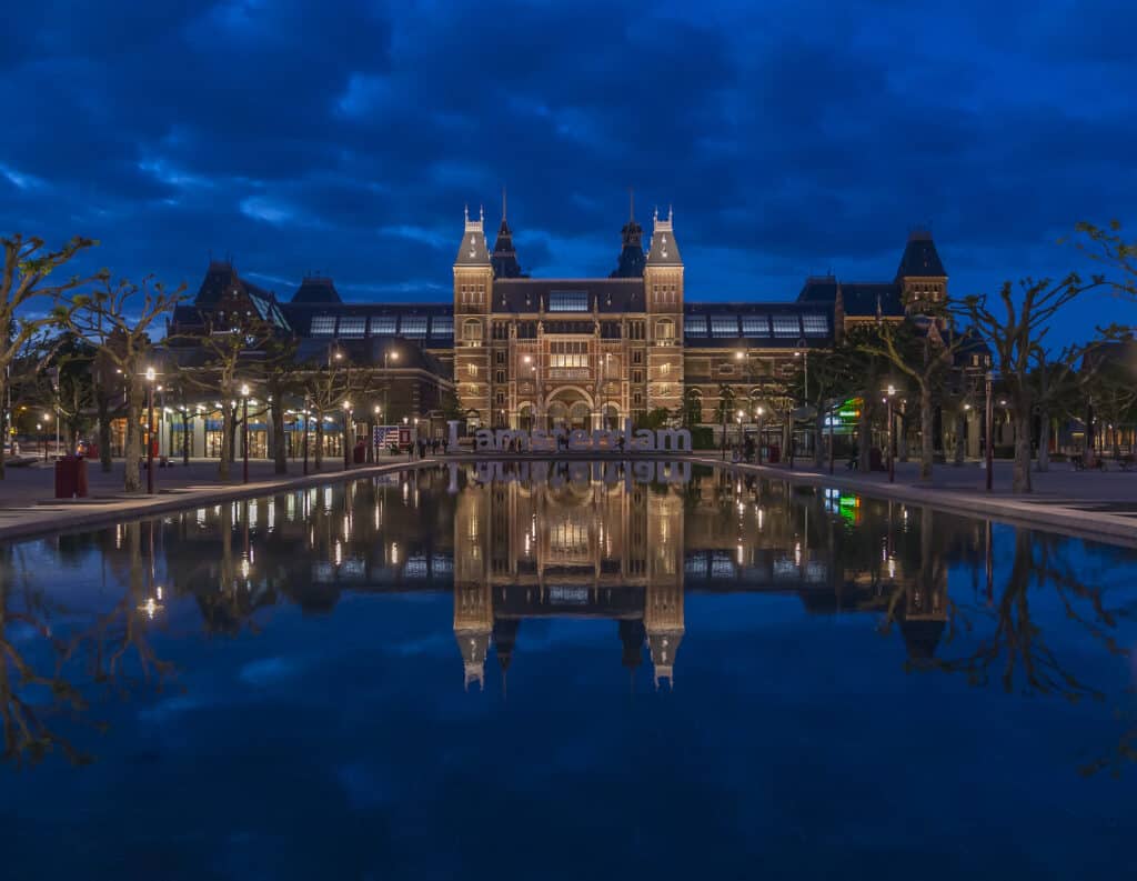 Rijksmuseum Amsterdam Rijksmuseum am Museumplein in Amsterdam