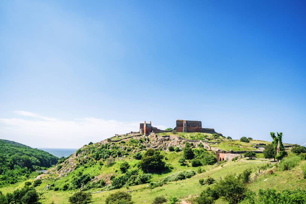 Die Burgruine Hammershus auf Bornholm
