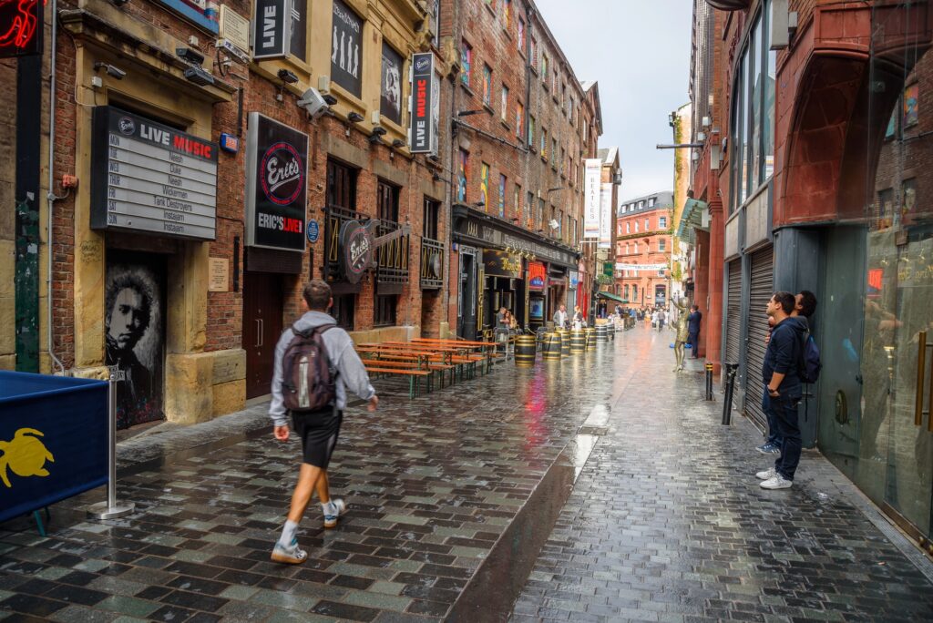 Stadtzentrum von Liverpool