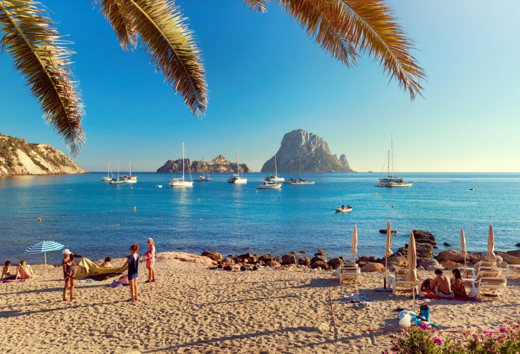 Strand Cala d'Hort auf Ibiza
