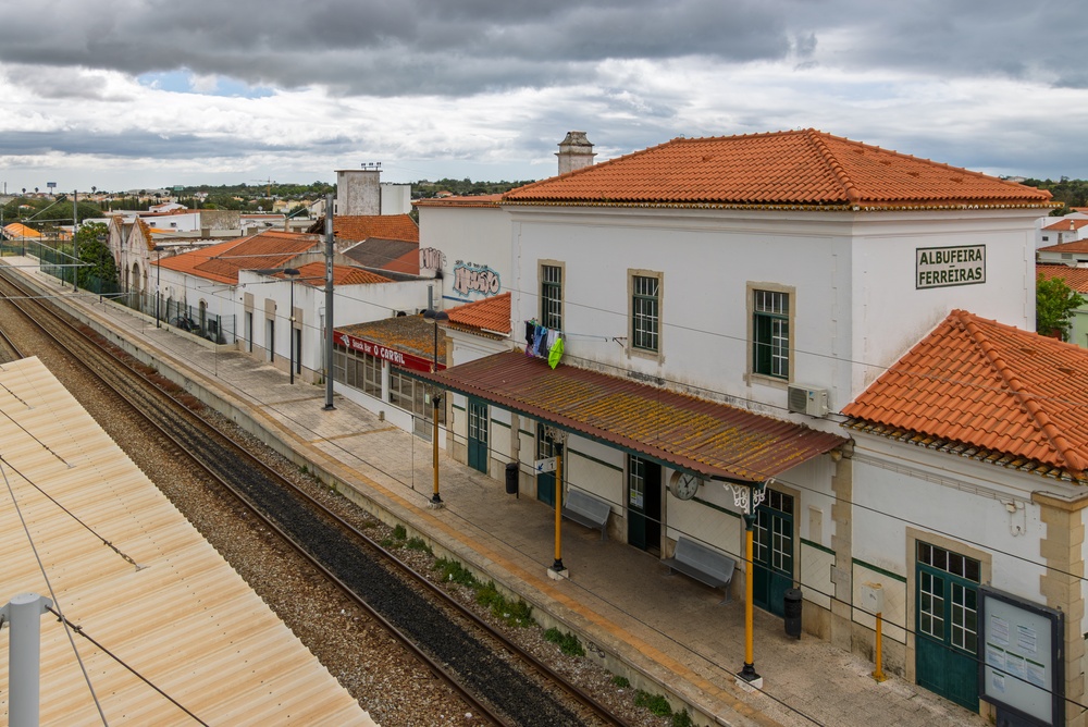 Bahnhof Albufeira-Ferreiras an der Algarve