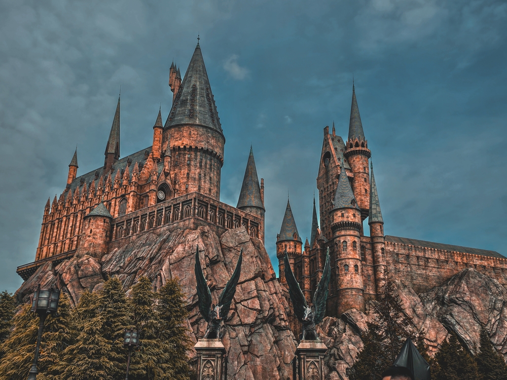 Das Schloss in den Universal Studios Japan in Osaka