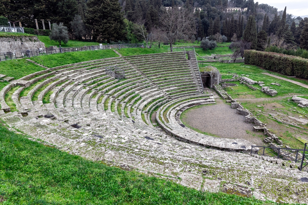 Das römische Theater in Fiesole bei Florenz
