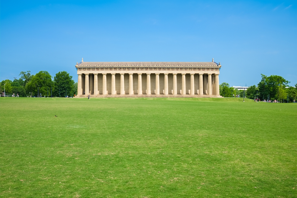 Der Nachbau des Parthenon im Centennial Park in Nashville