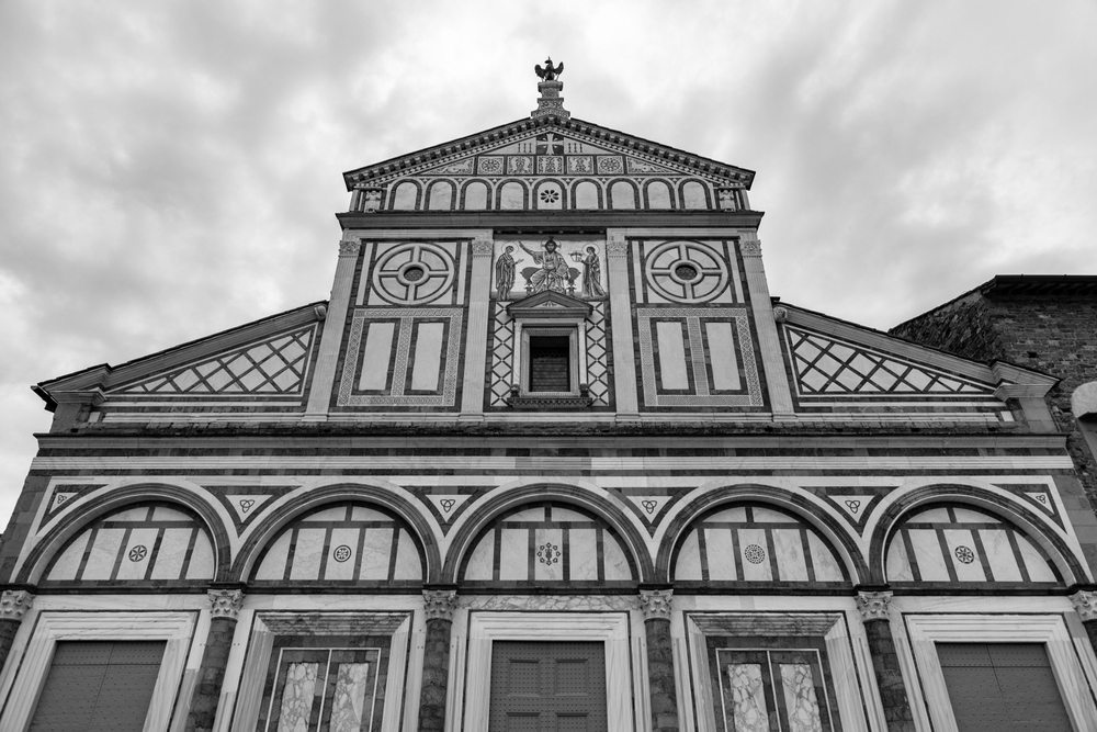 Die Kirche San Miniato al Monte über Florenz