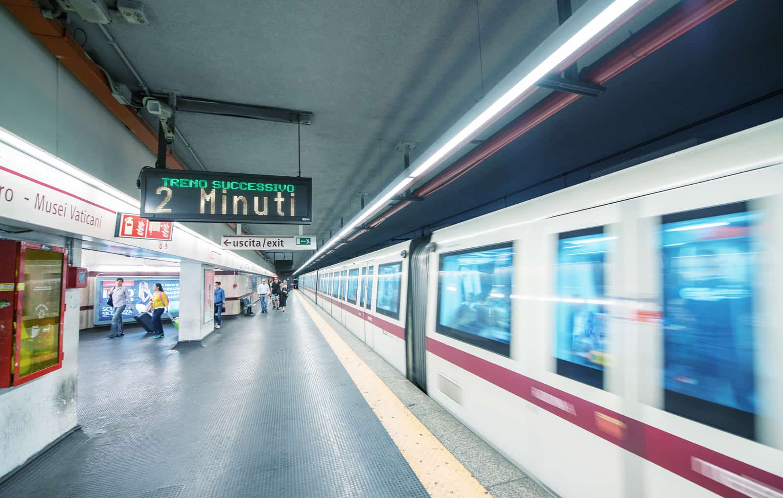 Die Metro in Rom