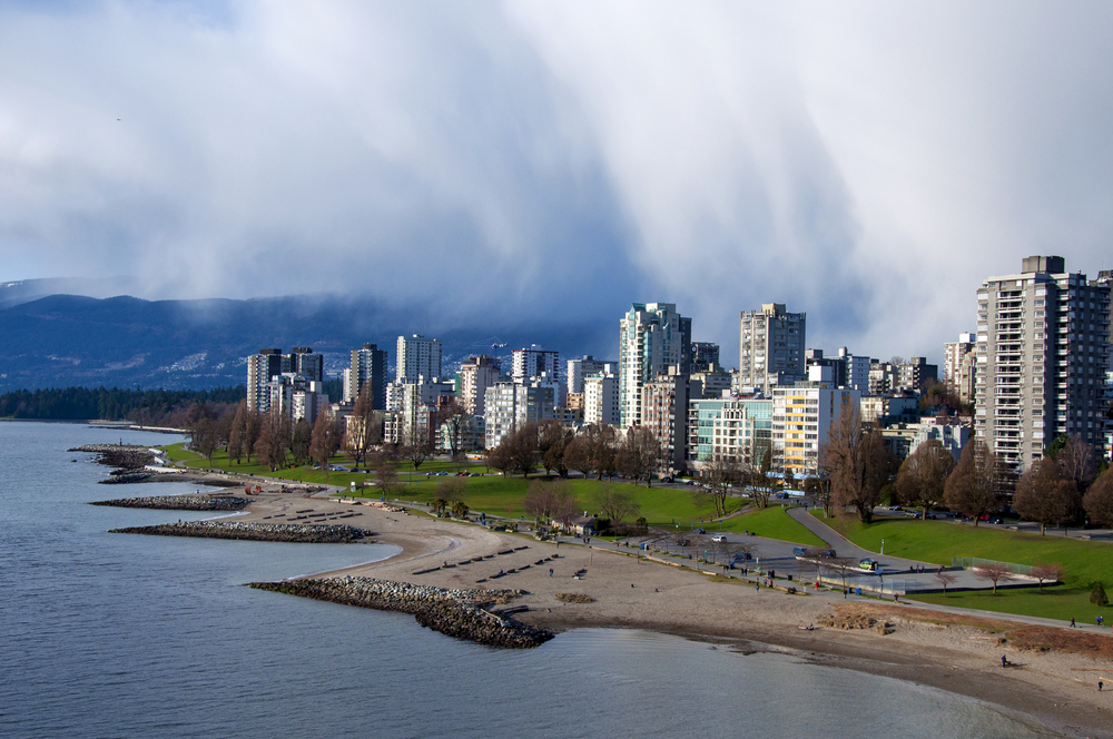 English Bay und das West End in Vancouver