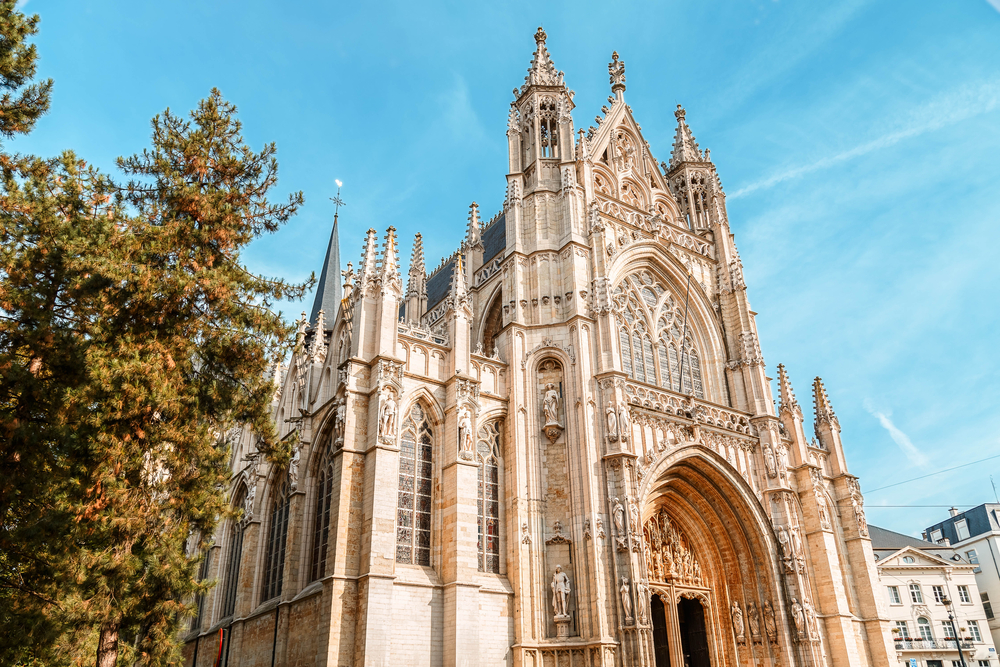 Kirche Notre-Dame du Sablon im Viertel Sablon in Brüssel