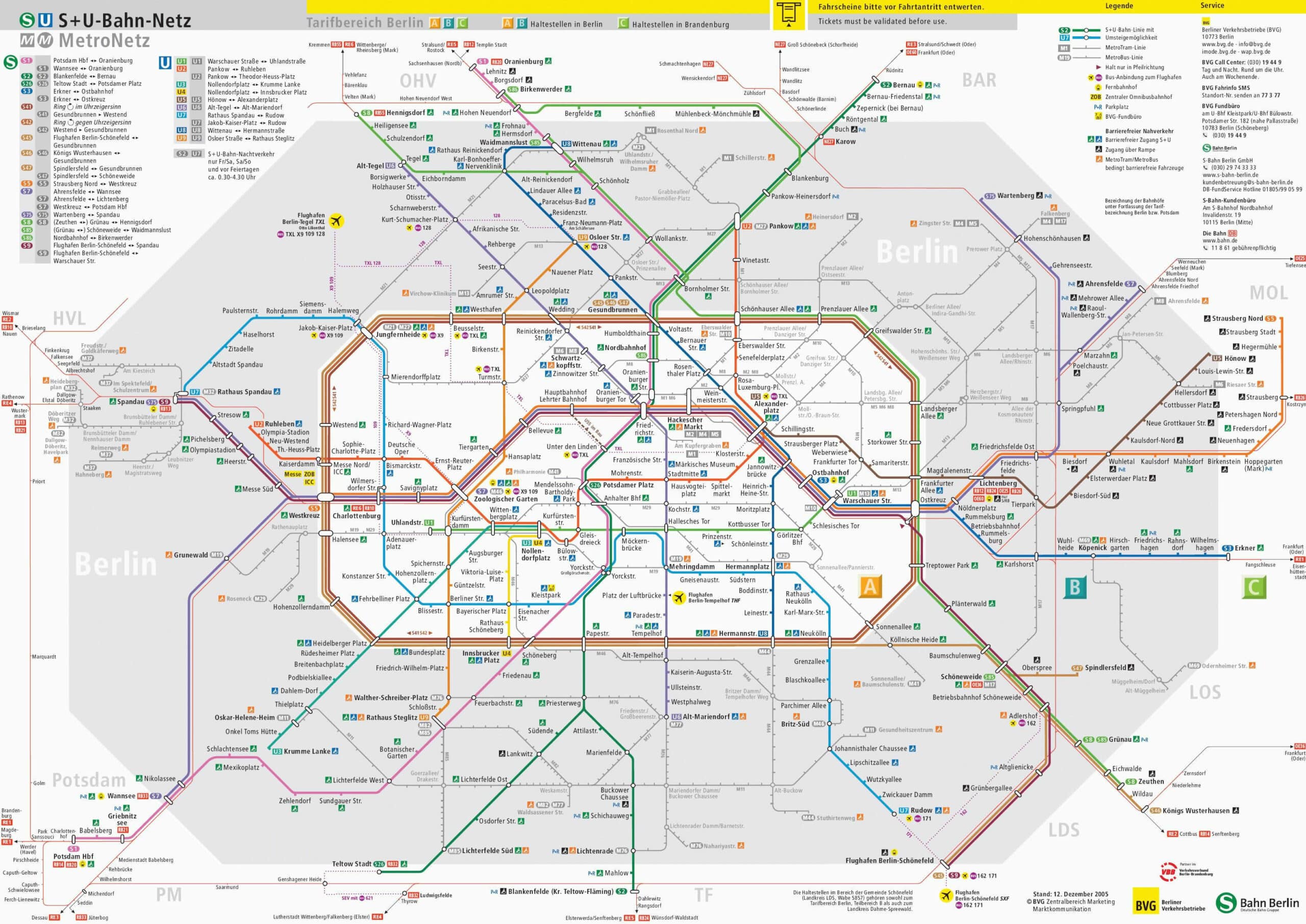 Öffentliche Verkehrsmittel in Berlin