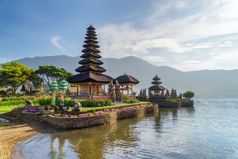 Pura Ulun Danu Beratan am Beratan-See auf Bali
