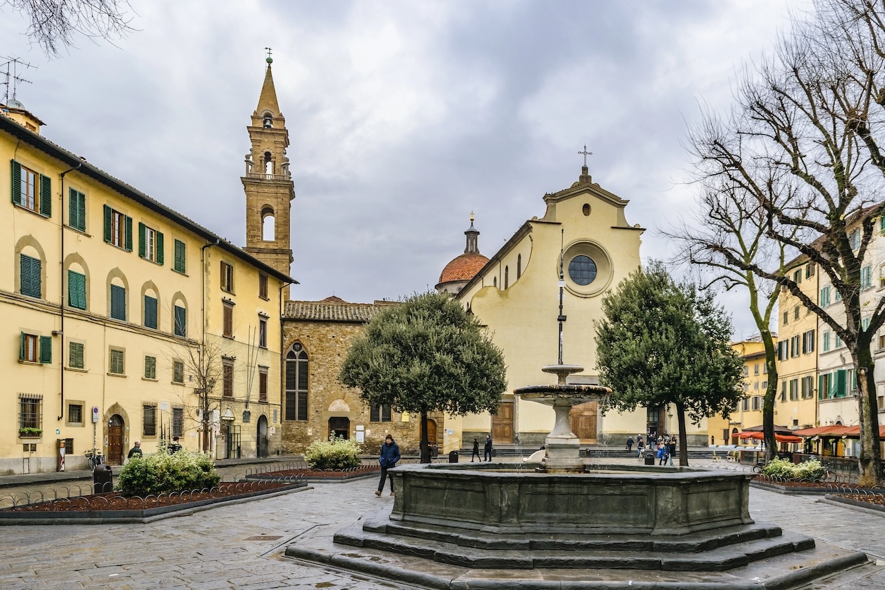 Santo Spirito im Viertel Oltrarno in Florenz