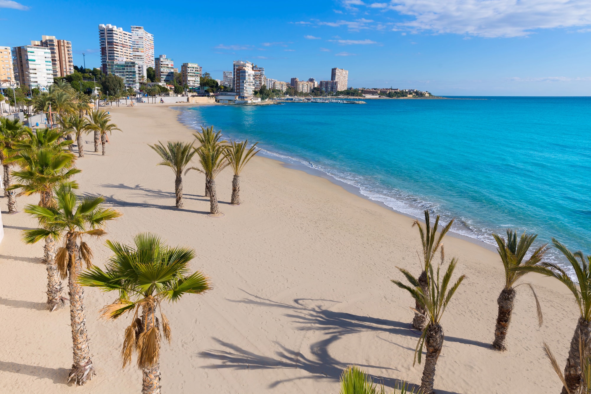 Der Strand Playa de San Juan bei Alicante