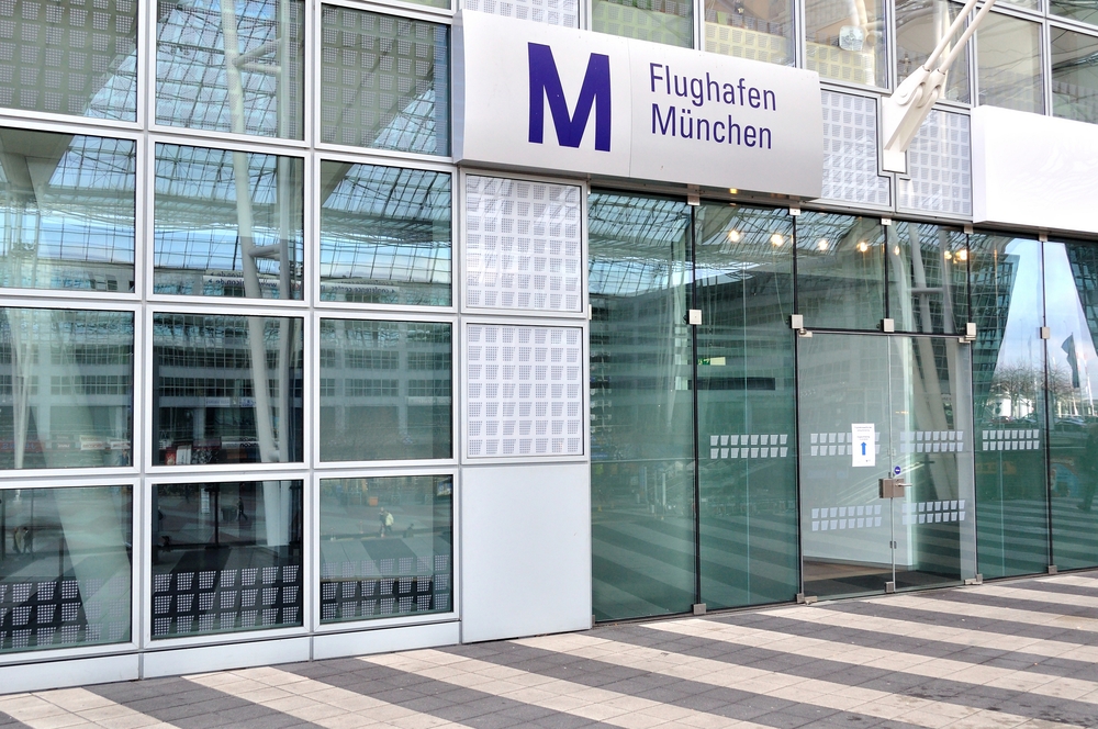 Terminalgebäude am Flughafen München