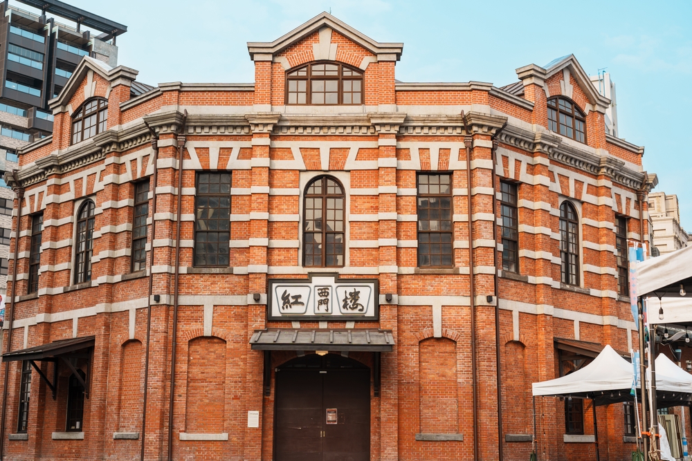 The Red House in Ximending in Taipeh