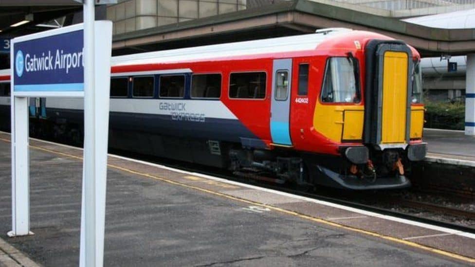 Zug des Gatwick Express