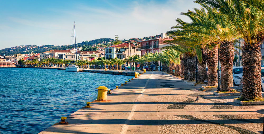 Argostoli und der Hafen auf Kefalonia