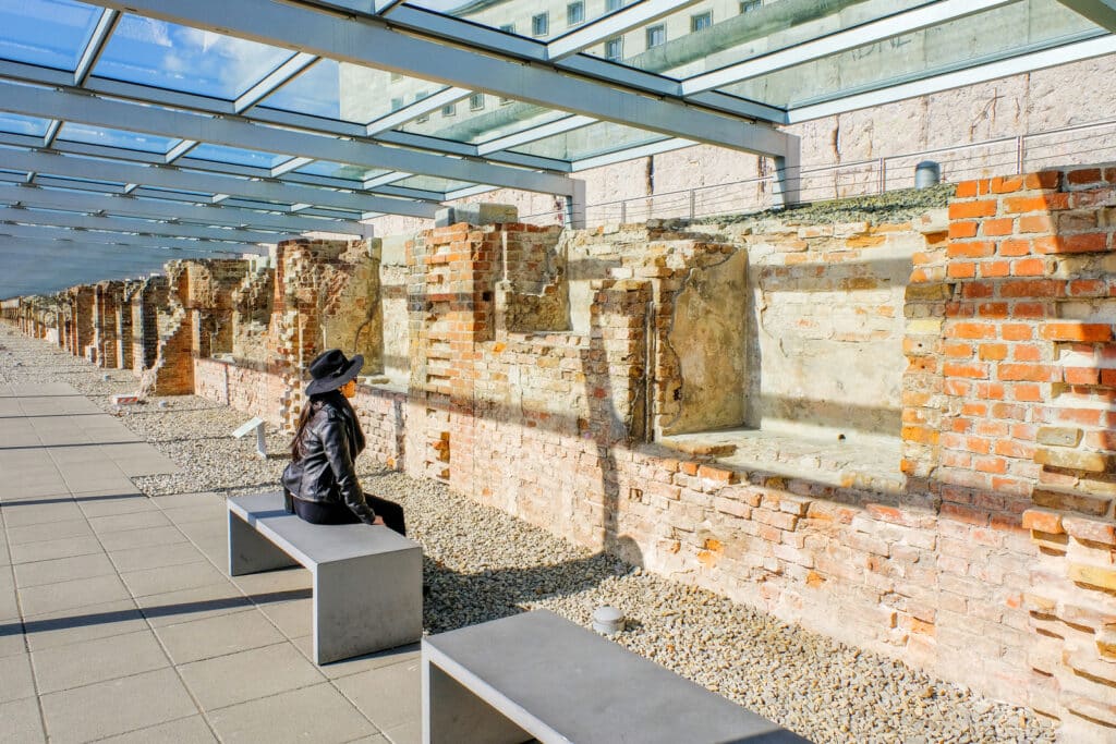 Ausgrabungen an der Topographie des Terrors in Berlin