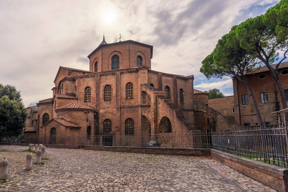 Basilica di San Vitale mit den byzantinischen Mosaiken in Ravenna