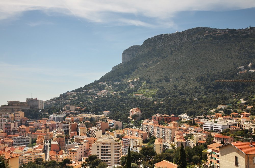 Beausoleil am Berghang direkt hinter der Grenze zu Monaco