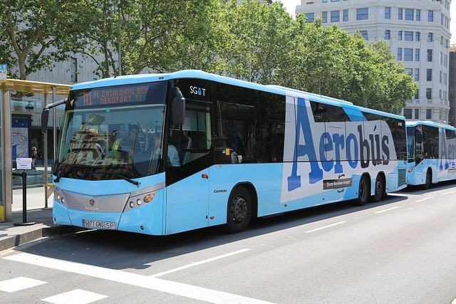 Bus vom Flughafen Barcelona