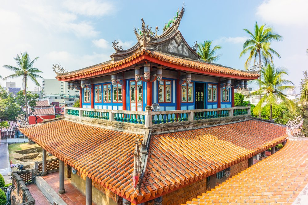 Chihkan Tower in der Old Town von Tainan, erbaut als Fort Provintia