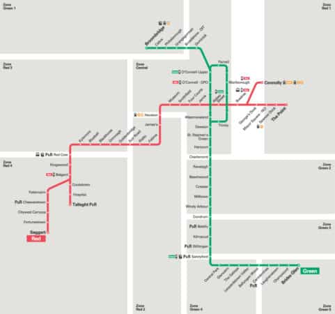 Dublin Verkehrsplan