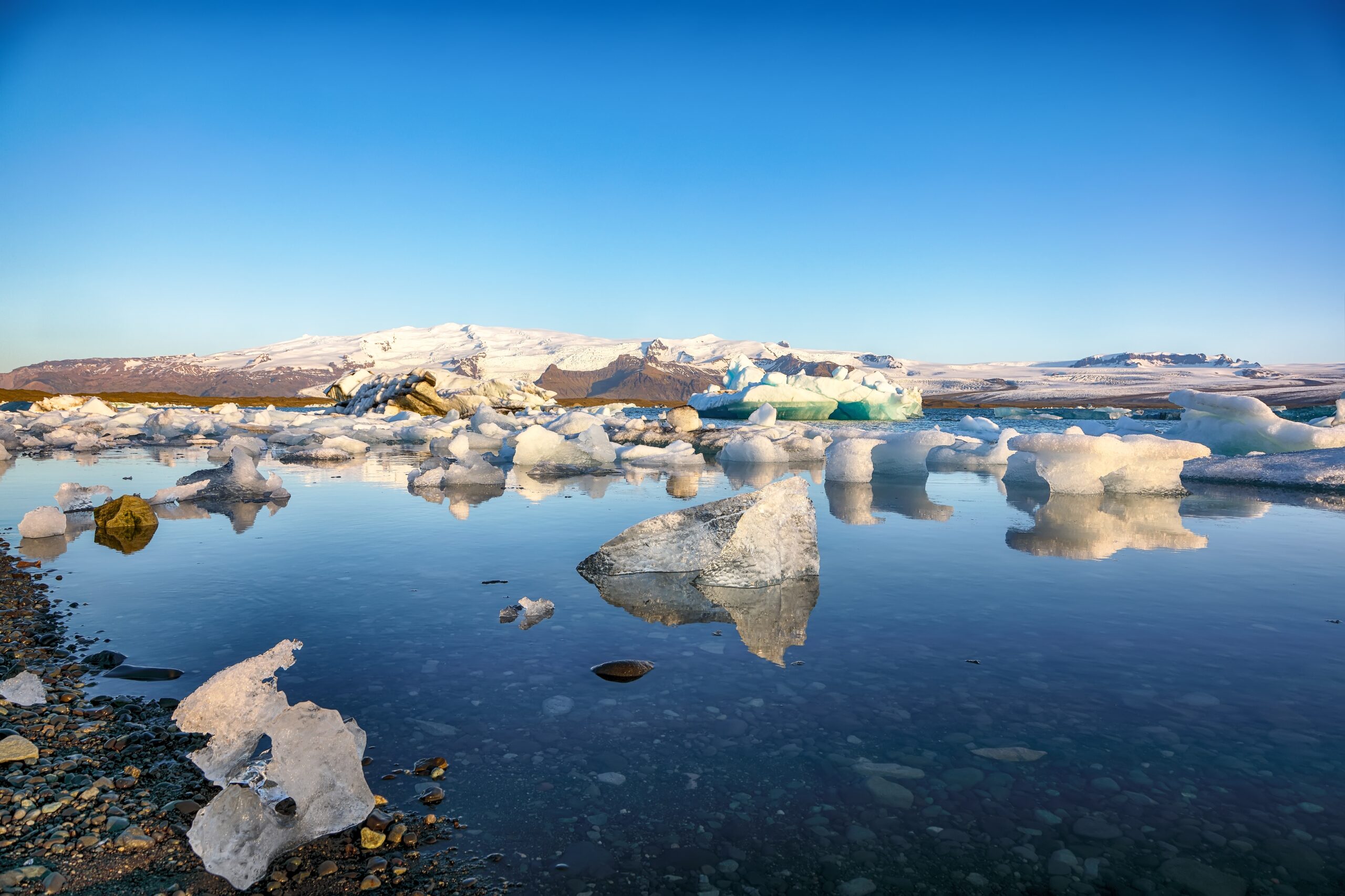 Eisberge in der Lagune Jökulsárlón