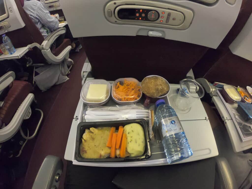 Essen bei Thai Airways