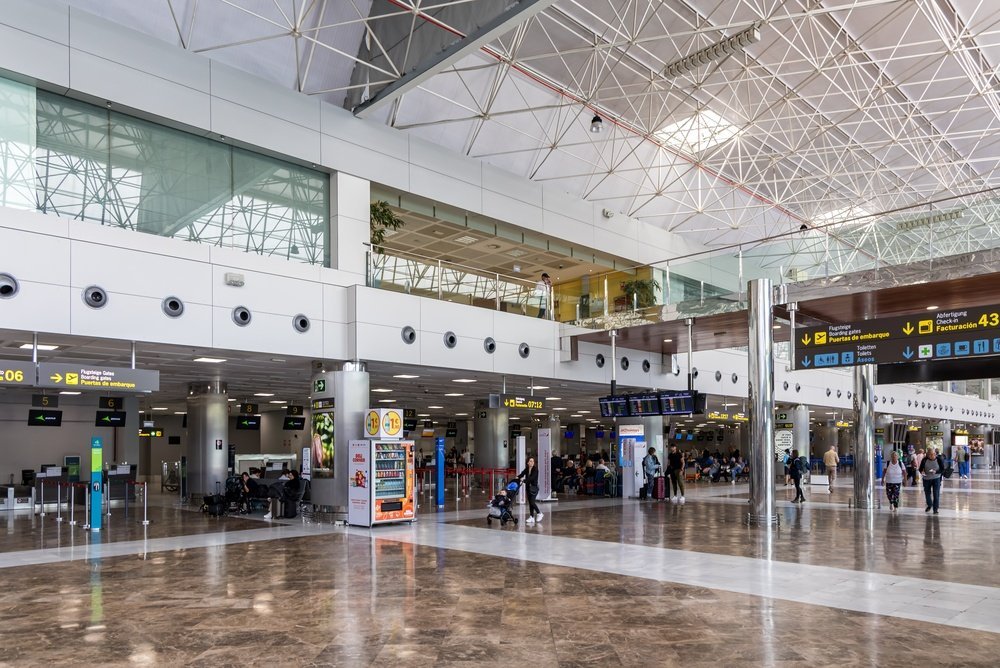 Terminalen i Tenerife Syd Lufthavn