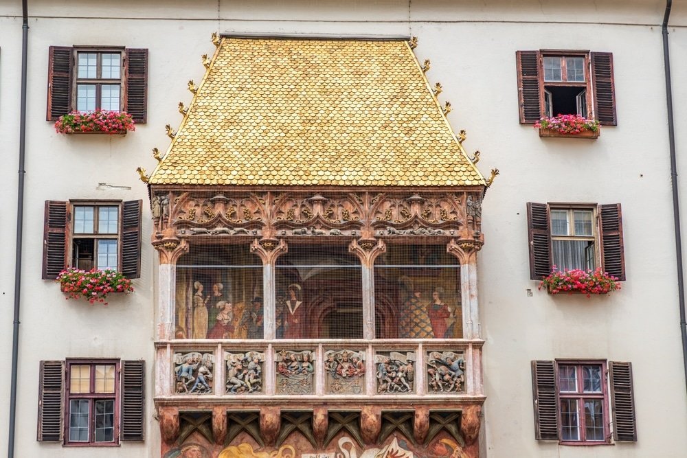 Das Goldene Dachl in der Altstadt von Innsbruck