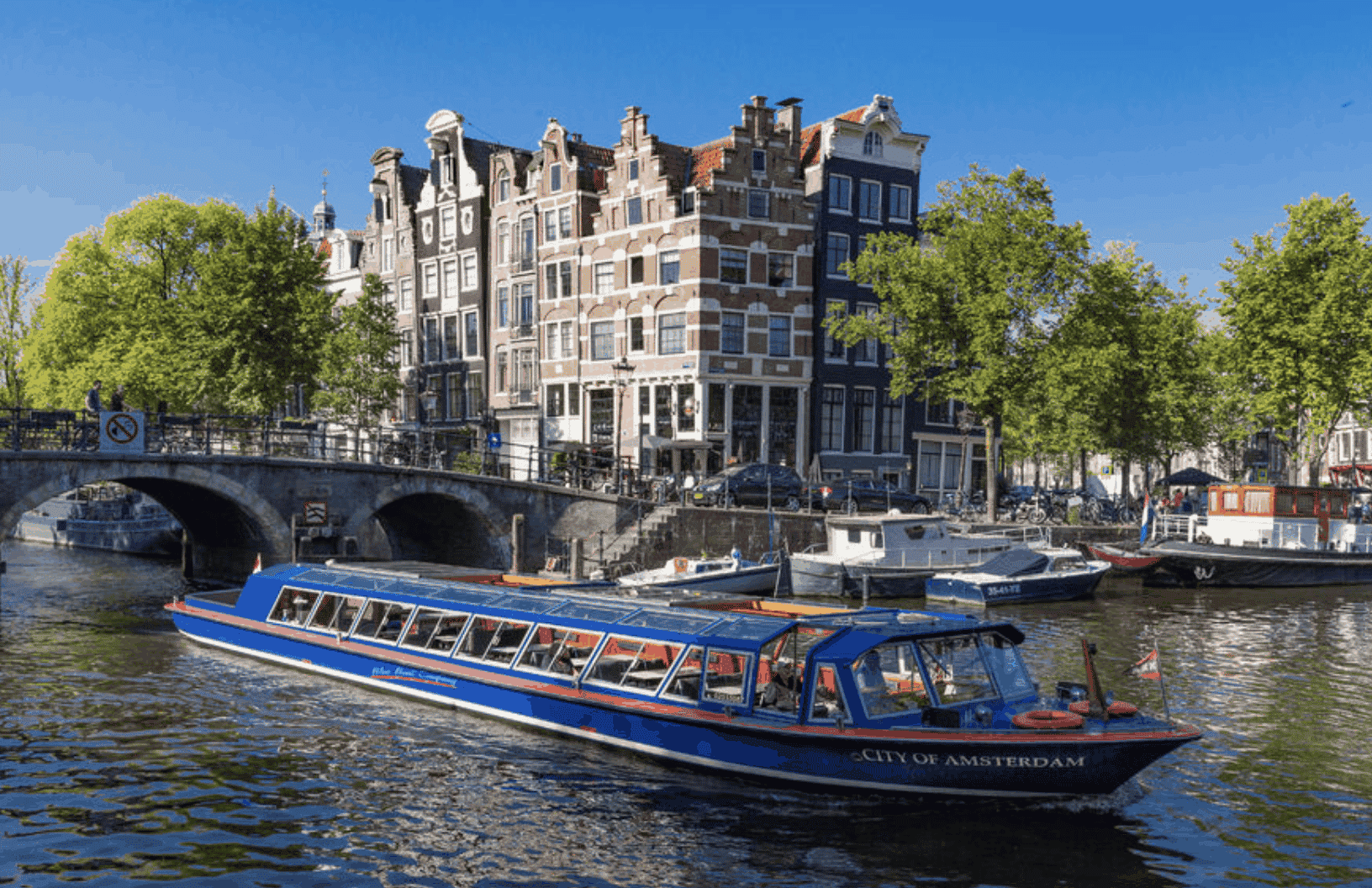 Grachtenfahrt in Amsterdam