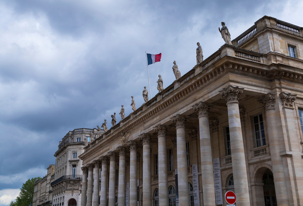 Das Grand Théâtre an der Place de la Comédie in Bordeaux