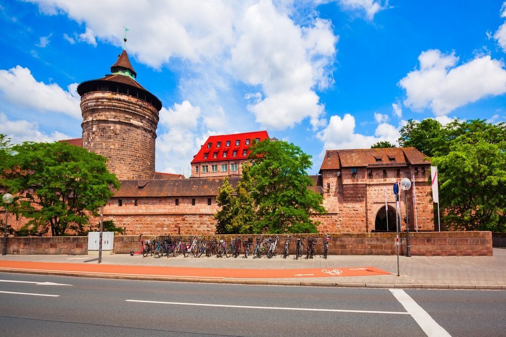 Handwerkerhof am Königstor nahe dem Hauptbahnhof in Nürnberg